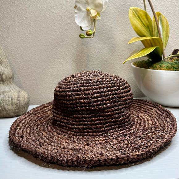 Free People Accessories - Free People Brown Woven Hat